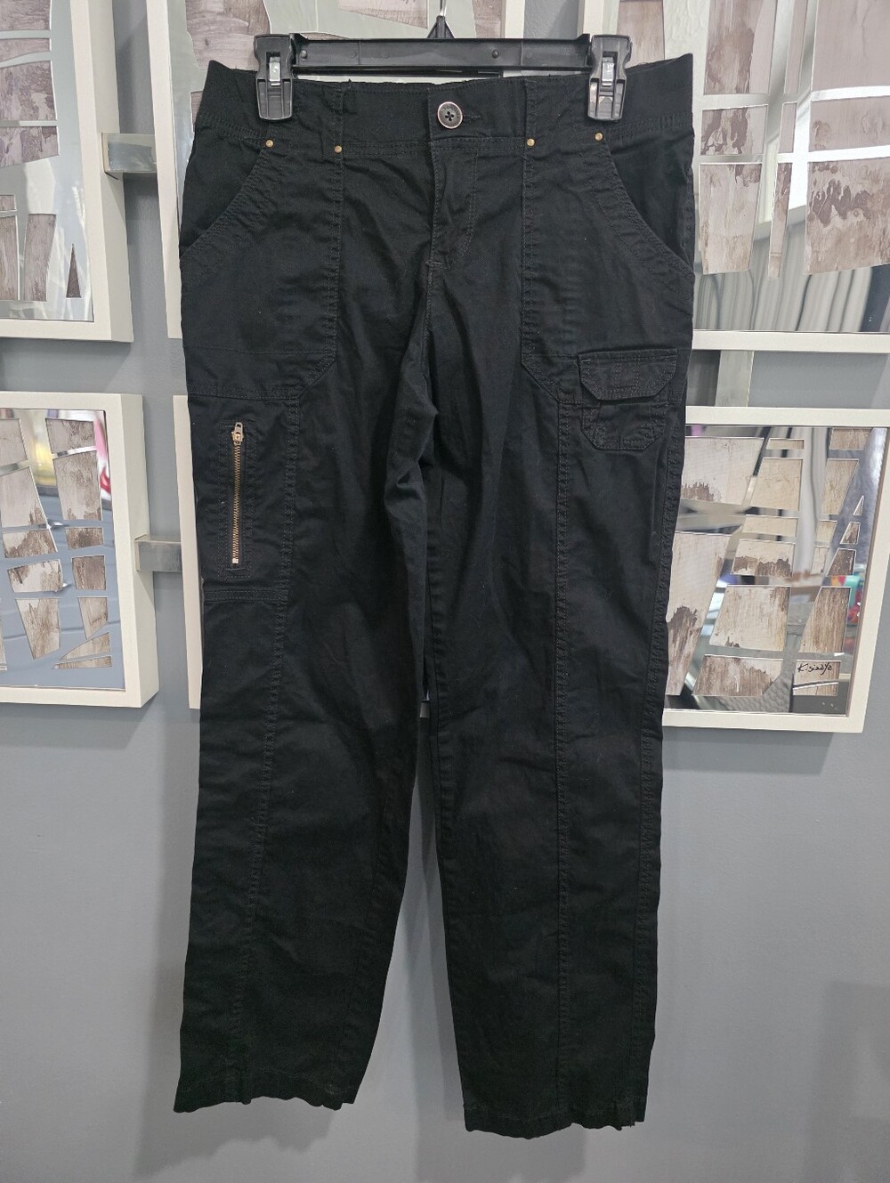 Sonoma Black Cargo Pants with Utility Pockets